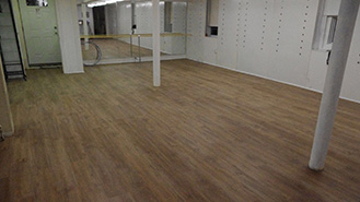 Brown Spice 800 sqft for a dancing studio